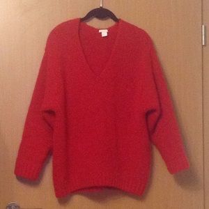 Slouchy Fuzzy Knit Sweater